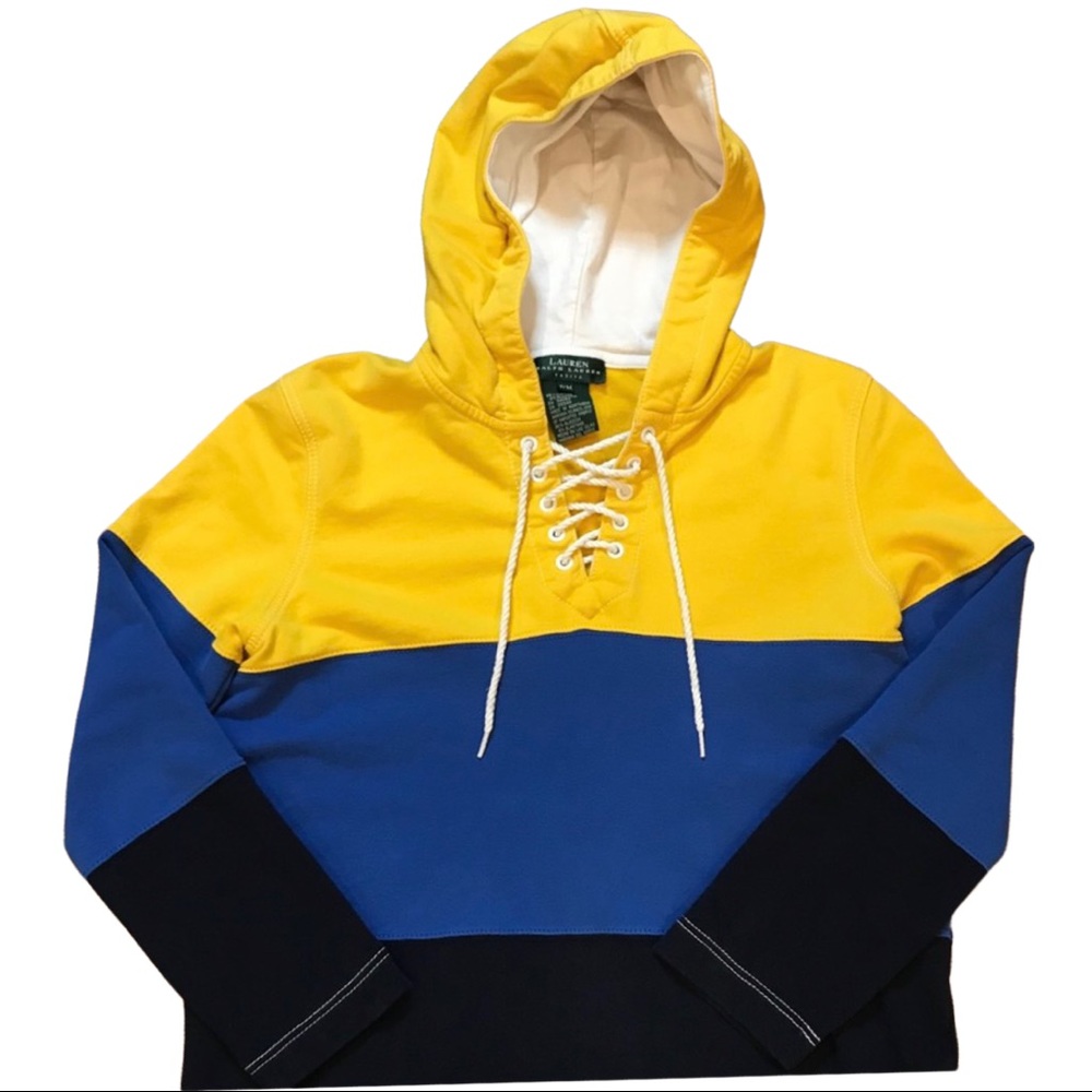 Lauren Ralph Lauren color block heavy rugb…